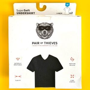 Pair of Thieves v-neck undershirts